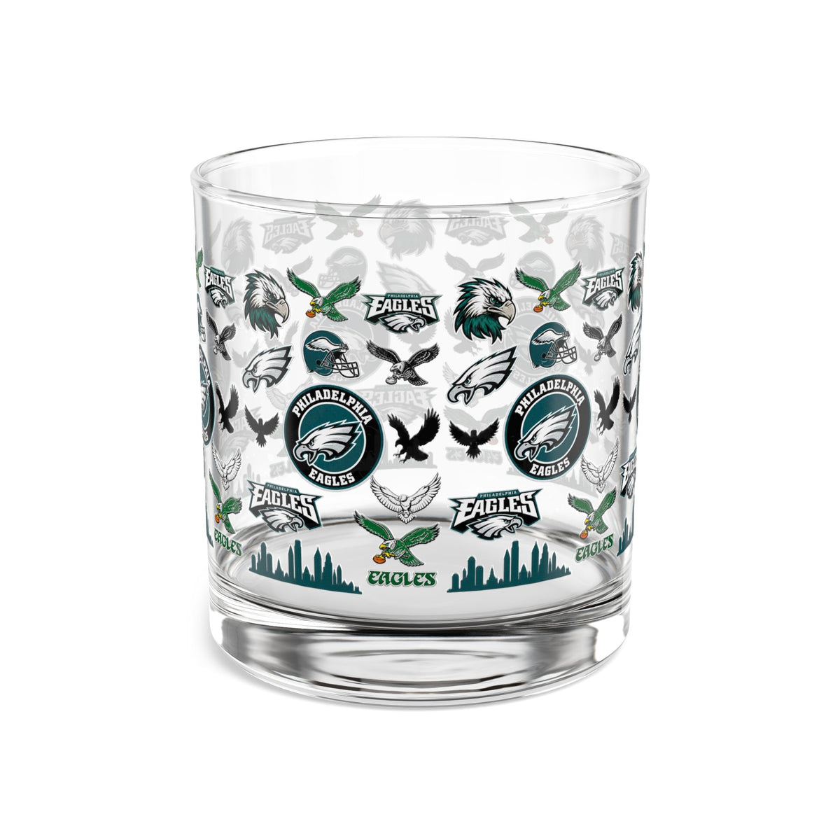 Philadelphia Eagles 10oz Rocks Glass – NFL Spirit Whiskey Glass