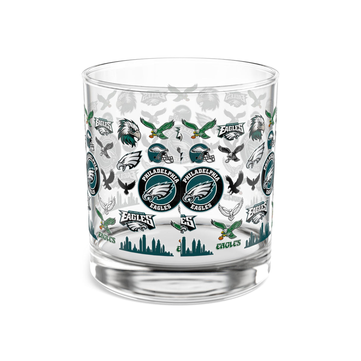 Philadelphia Eagles 10oz Rocks Glass – NFL Spirit Whiskey Glass
