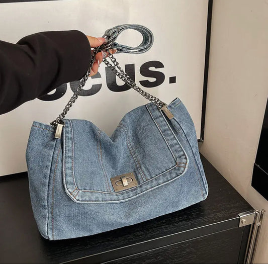 Crossbody Bag Denim Tote
