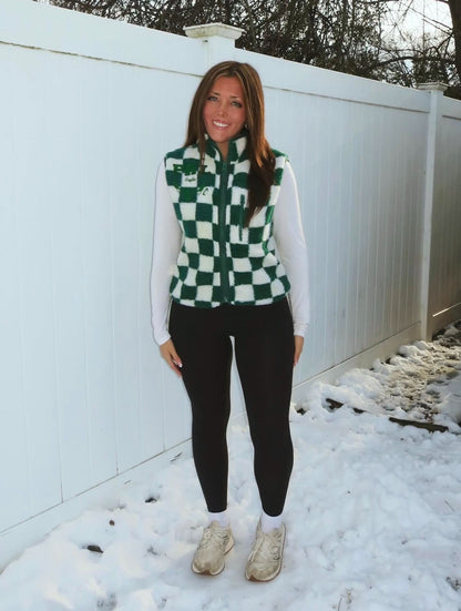 Checkered Vest