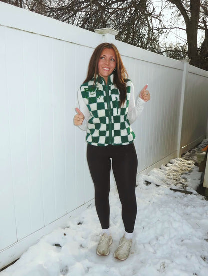 Checkered Vest