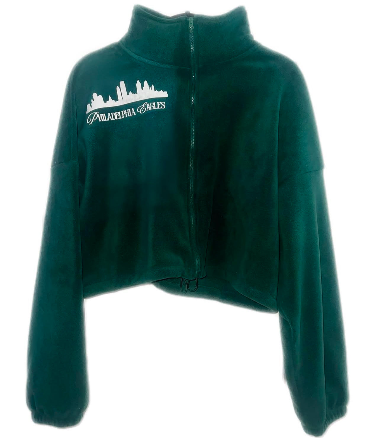 Green Cropped Fleece