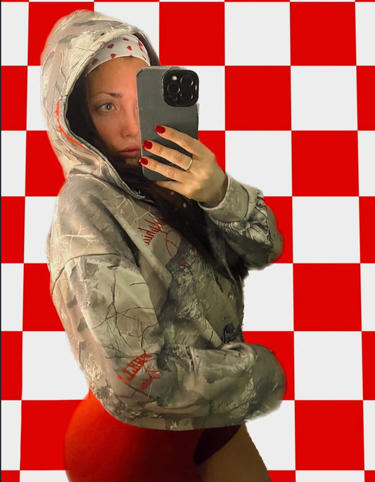 Camo Baseball Zip Up